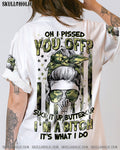 OH I PISSED YOU OFF MESSY BUN ALL OVER PRINT - YHHG1005231