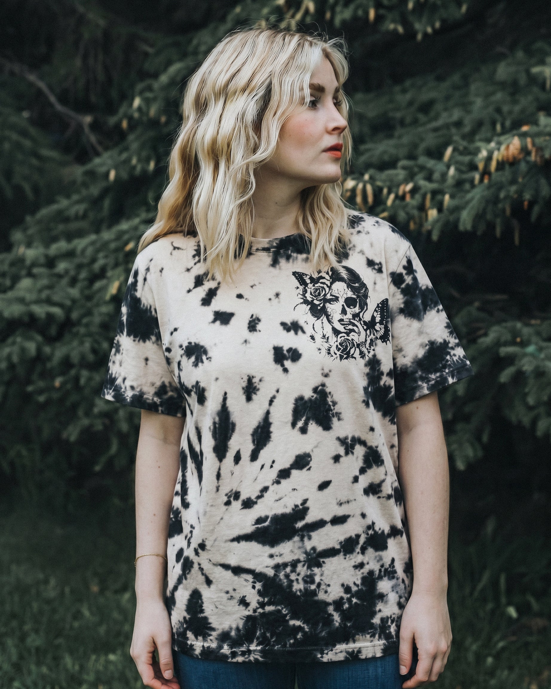 GOOD GIRL GONE WILD SKULL ALL OVER PRINT - RI0207262