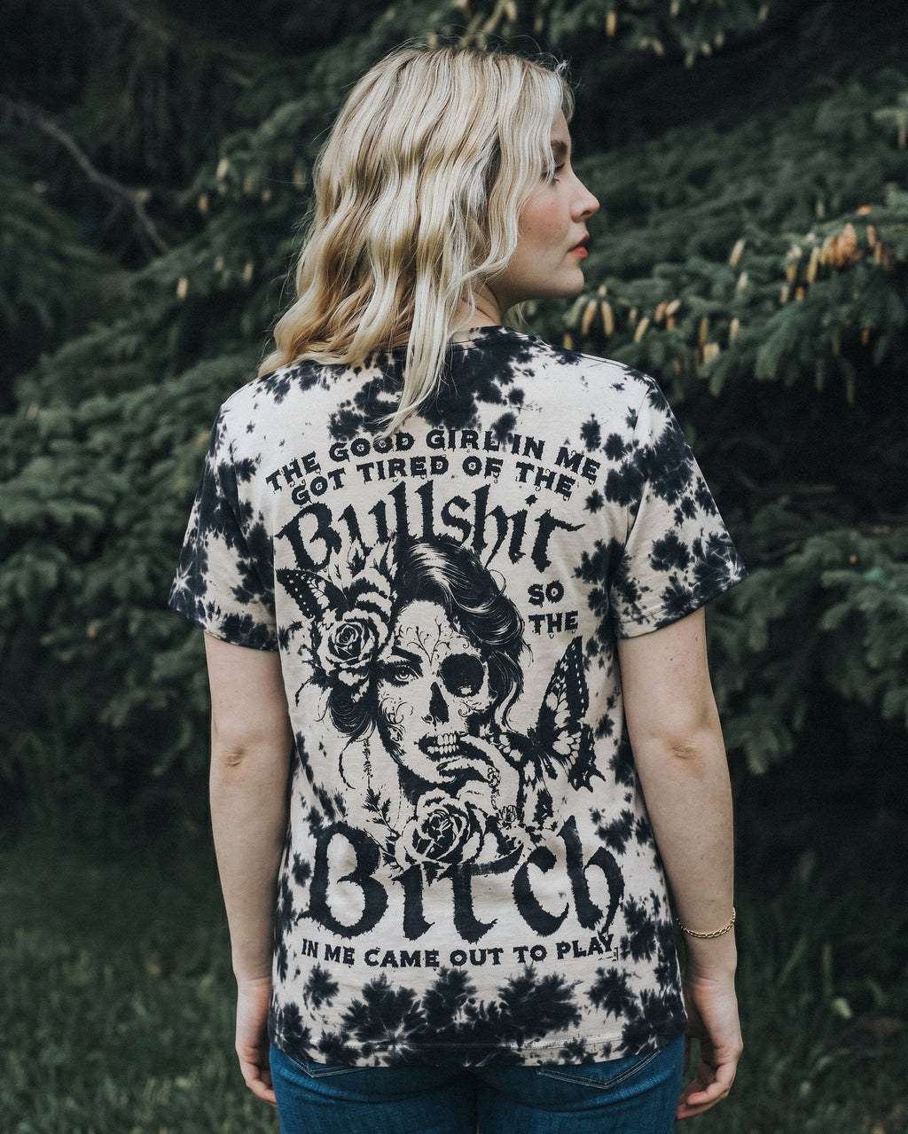 GOOD GIRL GONE WILD SKULL ALL OVER PRINT - RI0207262