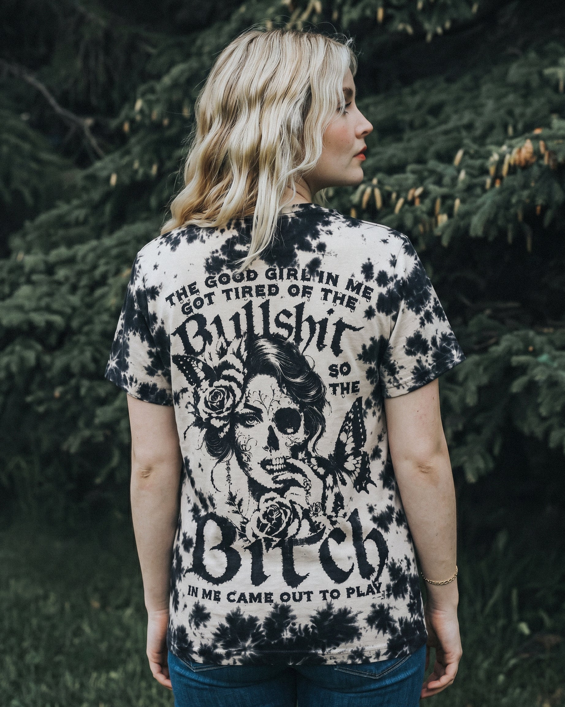 GOOD GIRL GONE WILD SKULL ALL OVER PRINT - RI0207262