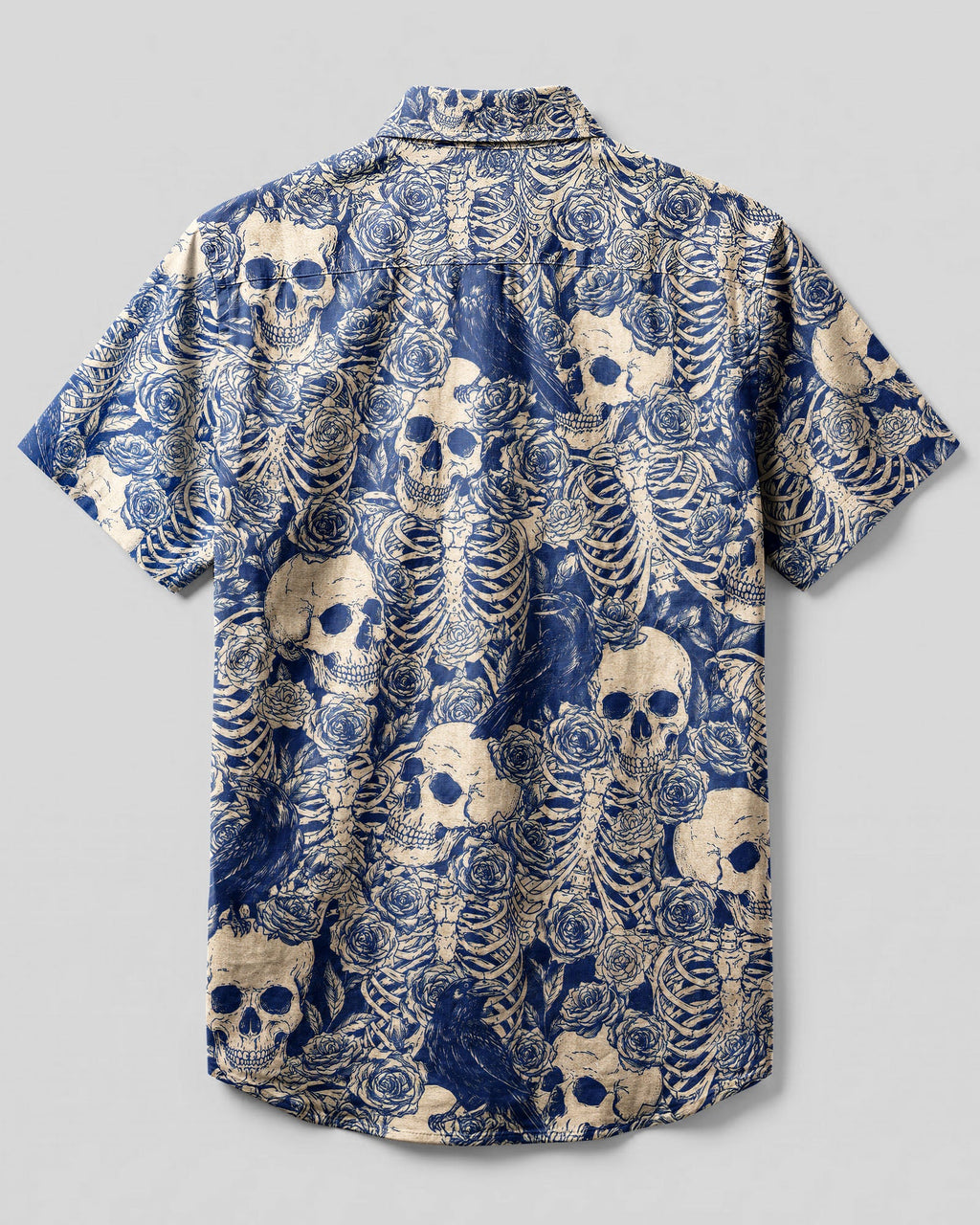 RAVENS SKELETON ROSE BUTTON-DOWN COLLAR SHIRT  - TLNT3006262