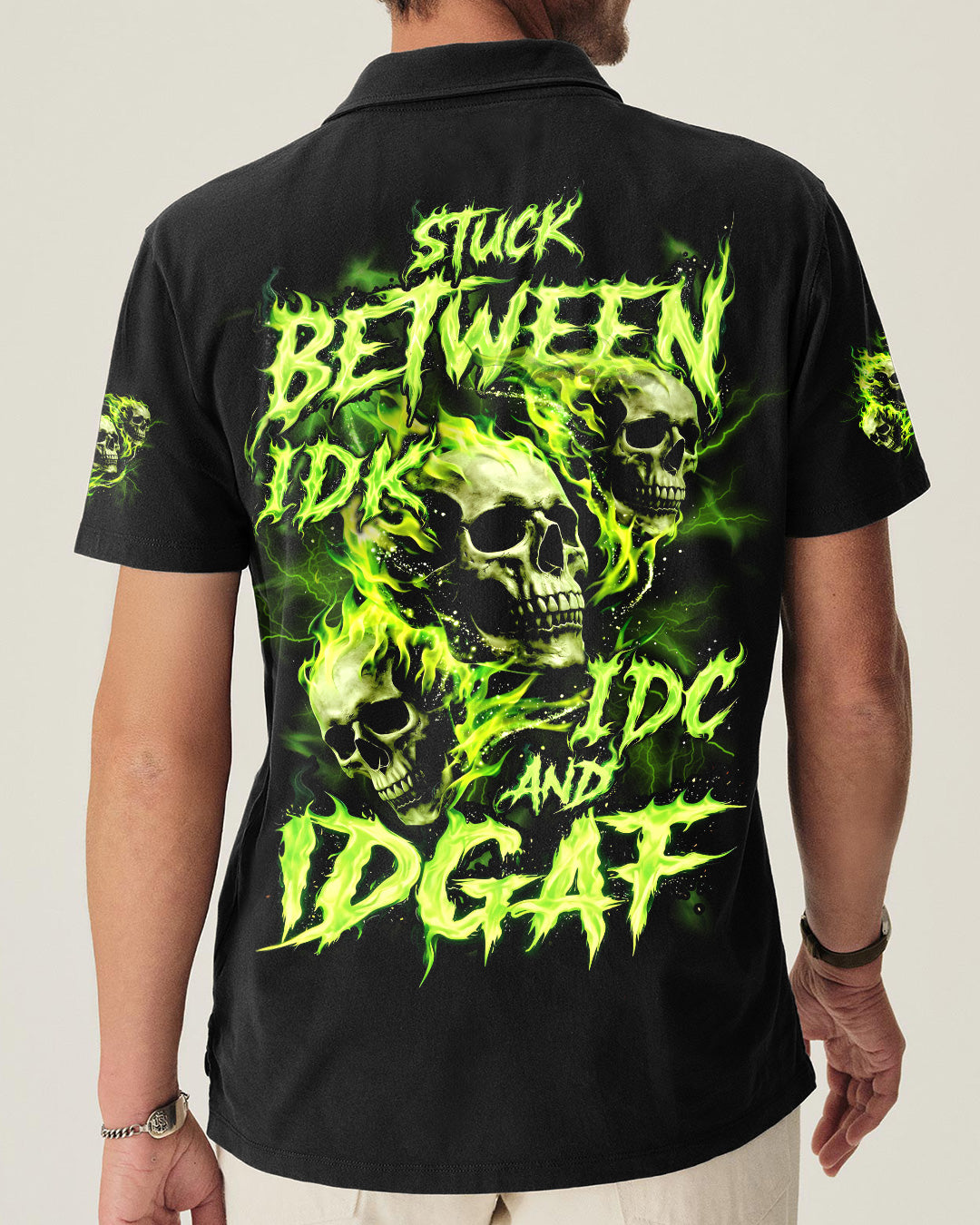 STUCK BETWEEN IDK IDC AND IDGAF ALL OVER PRINT - TYQY0106251