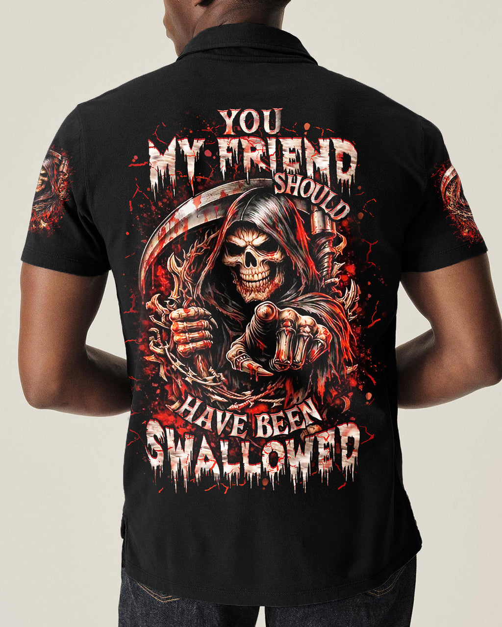 YOU MY FRIEND SHOULD HAVE BEEN SWALLOWED ALL OVER PRINT  - TLHN0203261
