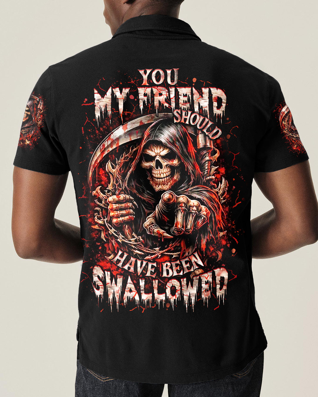 YOU MY FRIEND SHOULD HAVE BEEN SWALLOWED ALL OVER PRINT  - TLHN0203261