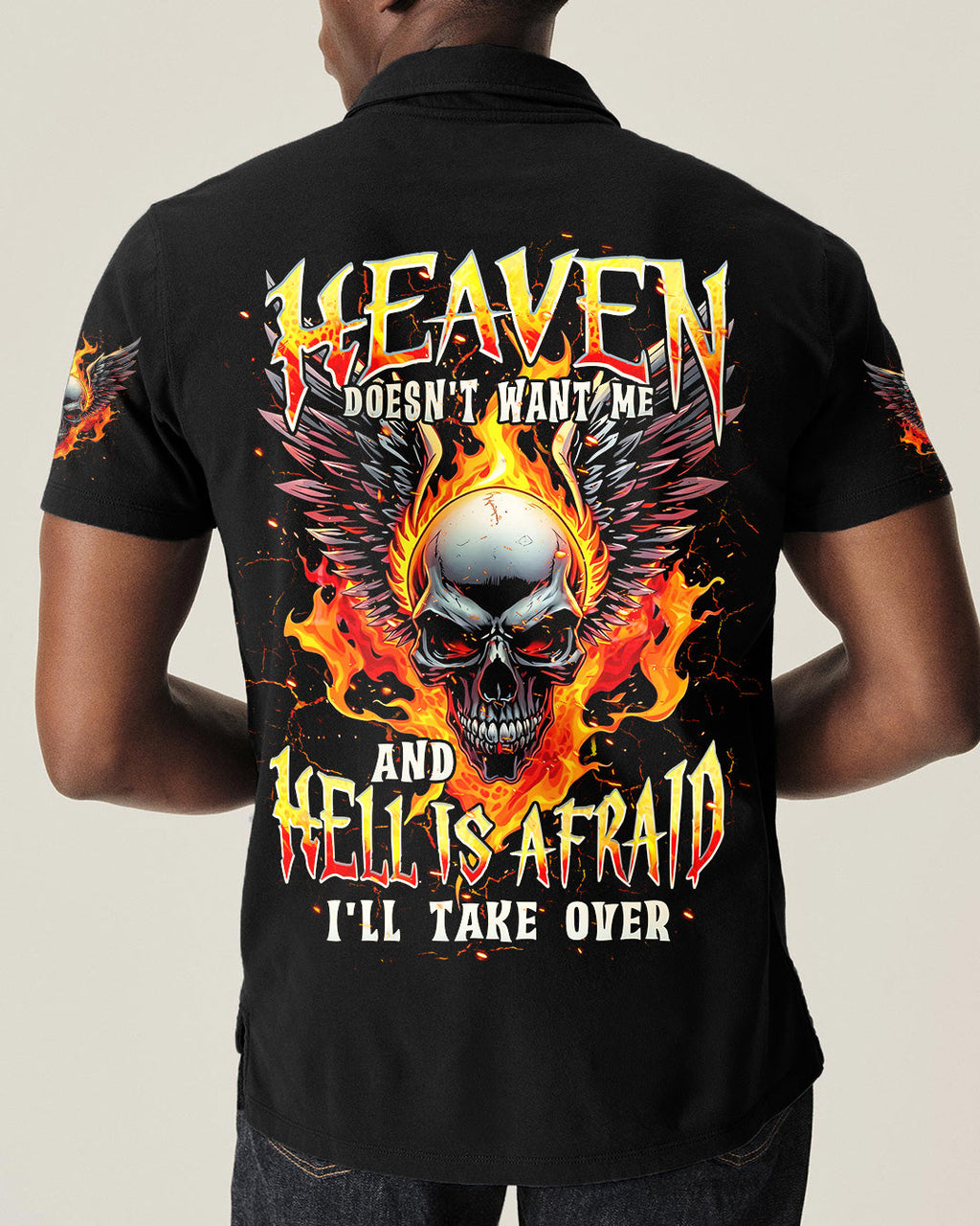 HEAVEN DON'T WANT ME ALL OVER PRINT - TYPQ0304261
