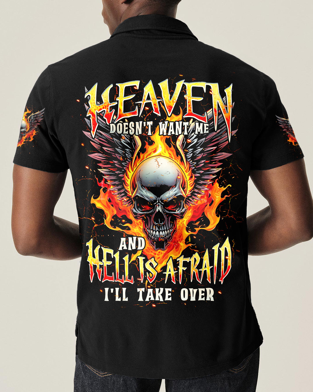 HEAVEN DON'T WANT ME ALL OVER PRINT - TYPQ0304261