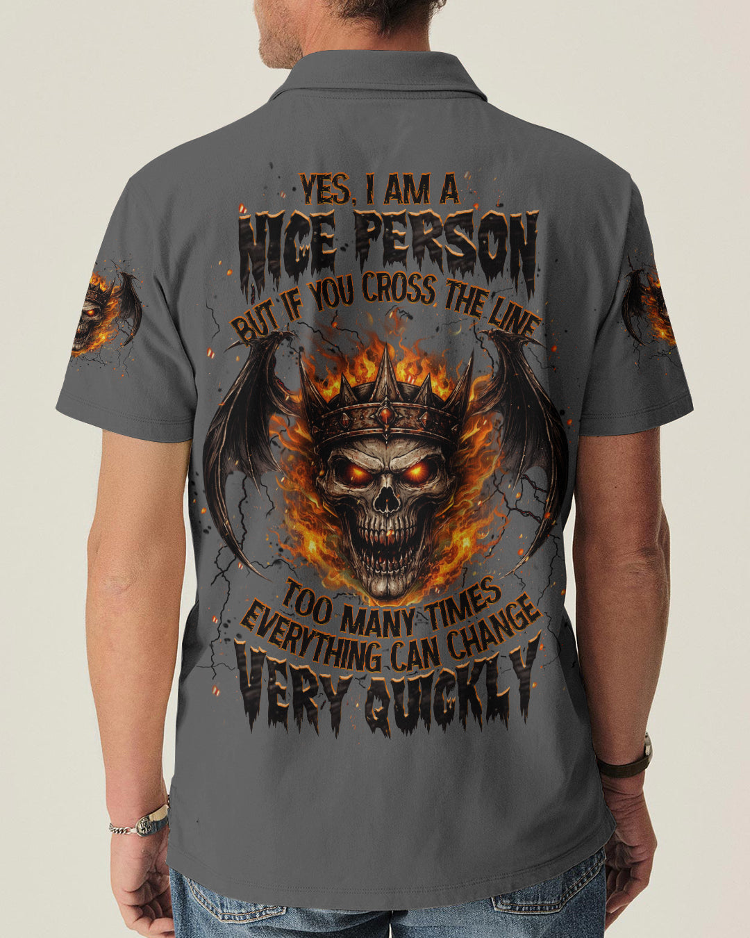YES I'M A NICE PERSON SKULL WINGS ALL OVER PRINT - TLHN2703262