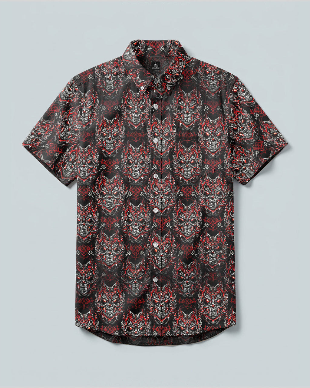 SKULL DEMON COLLAR SHIRT  - TLHG0106261