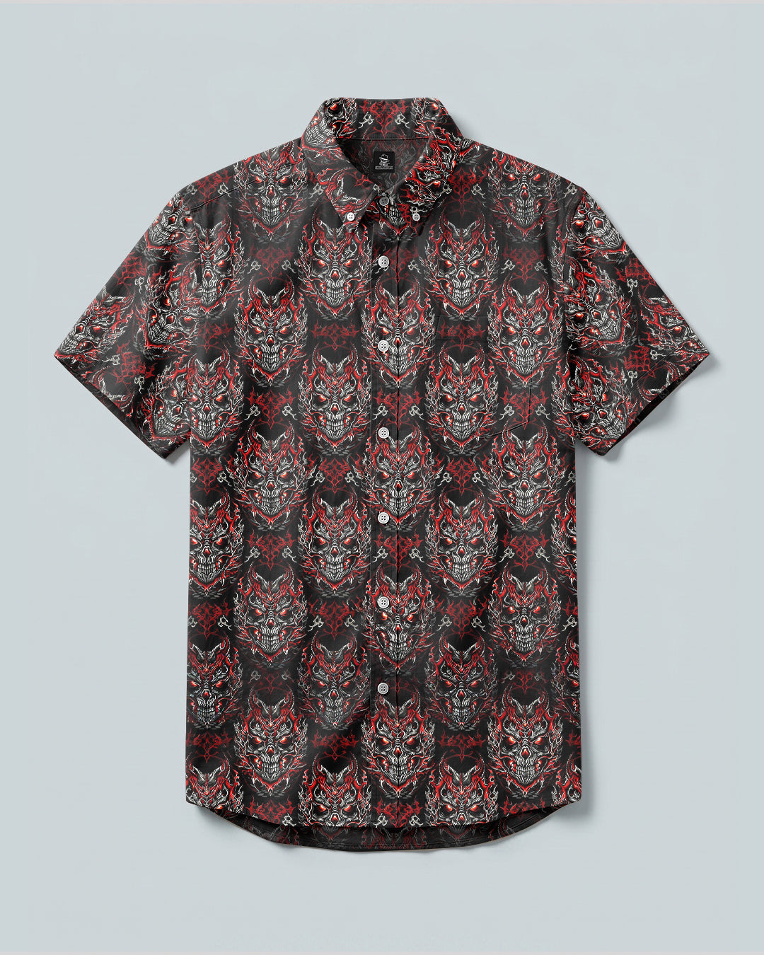 SKULL DEMON COLLAR SHIRT  - TLHG0106261