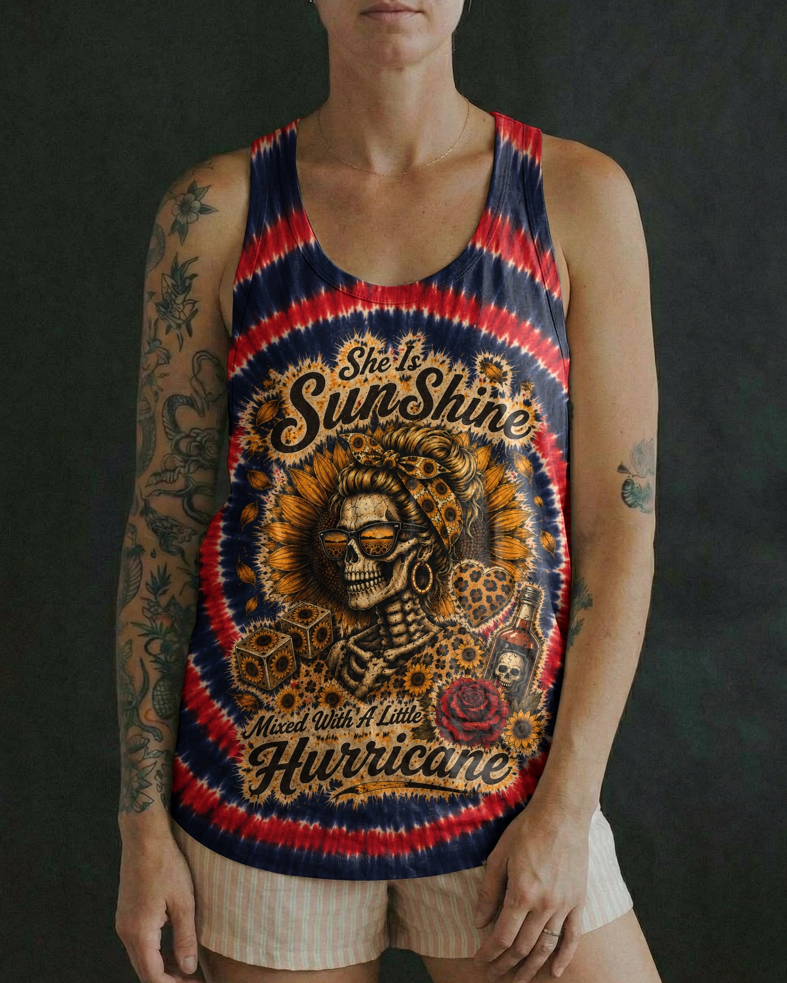 SHE IS SUNSHINE HURRICANE SWIRL ALL OVER PRINT - KMTM0207261