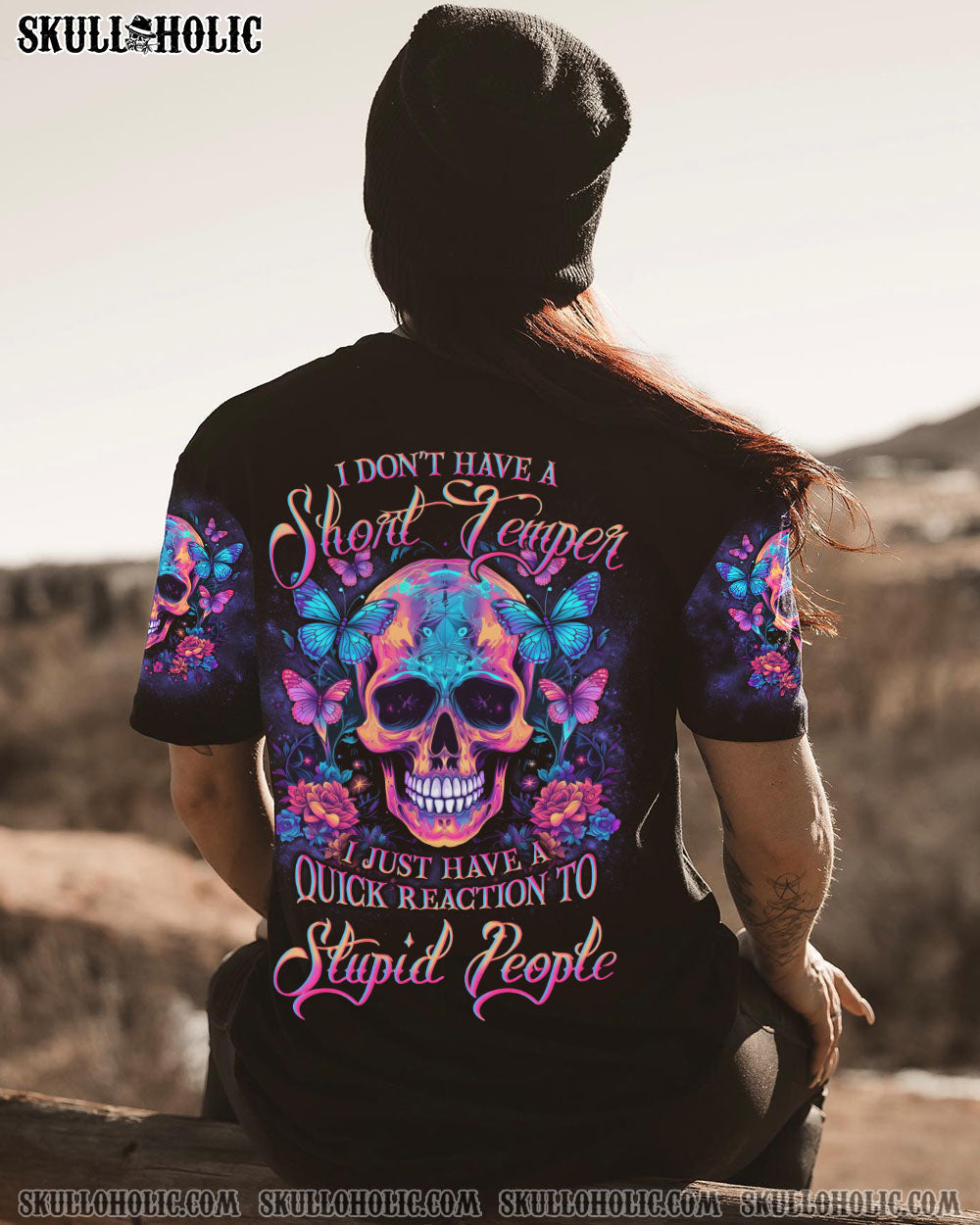 I DON'T HAVE A SHORT TEMPER ALL OVER PRINT - YHLN1705231