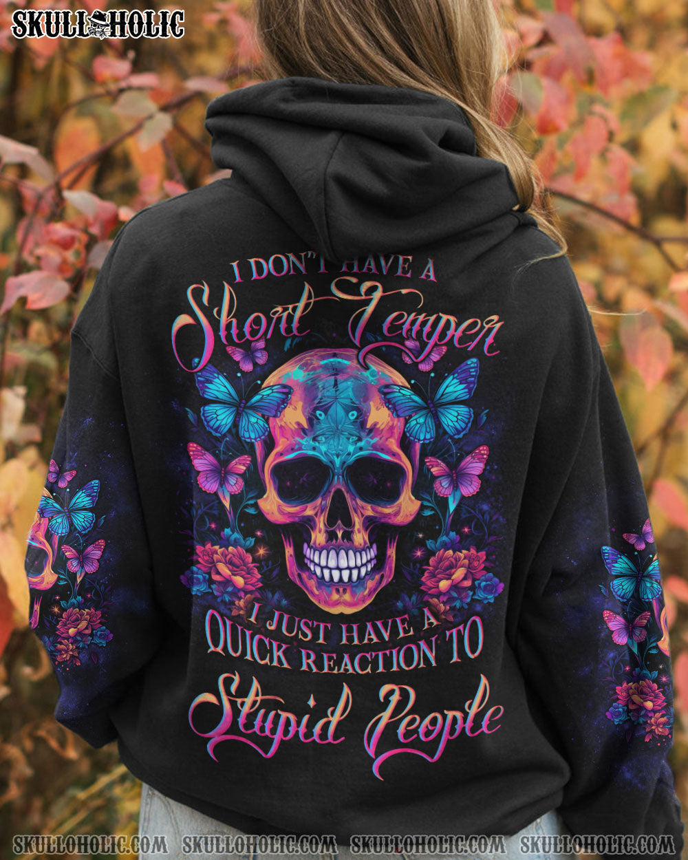 I DON'T HAVE A SHORT TEMPER ALL OVER PRINT - YHLN1705231