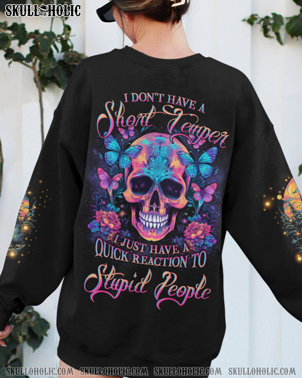 I DON'T HAVE A SHORT TEMPER ALL OVER PRINT - YHLN1705231