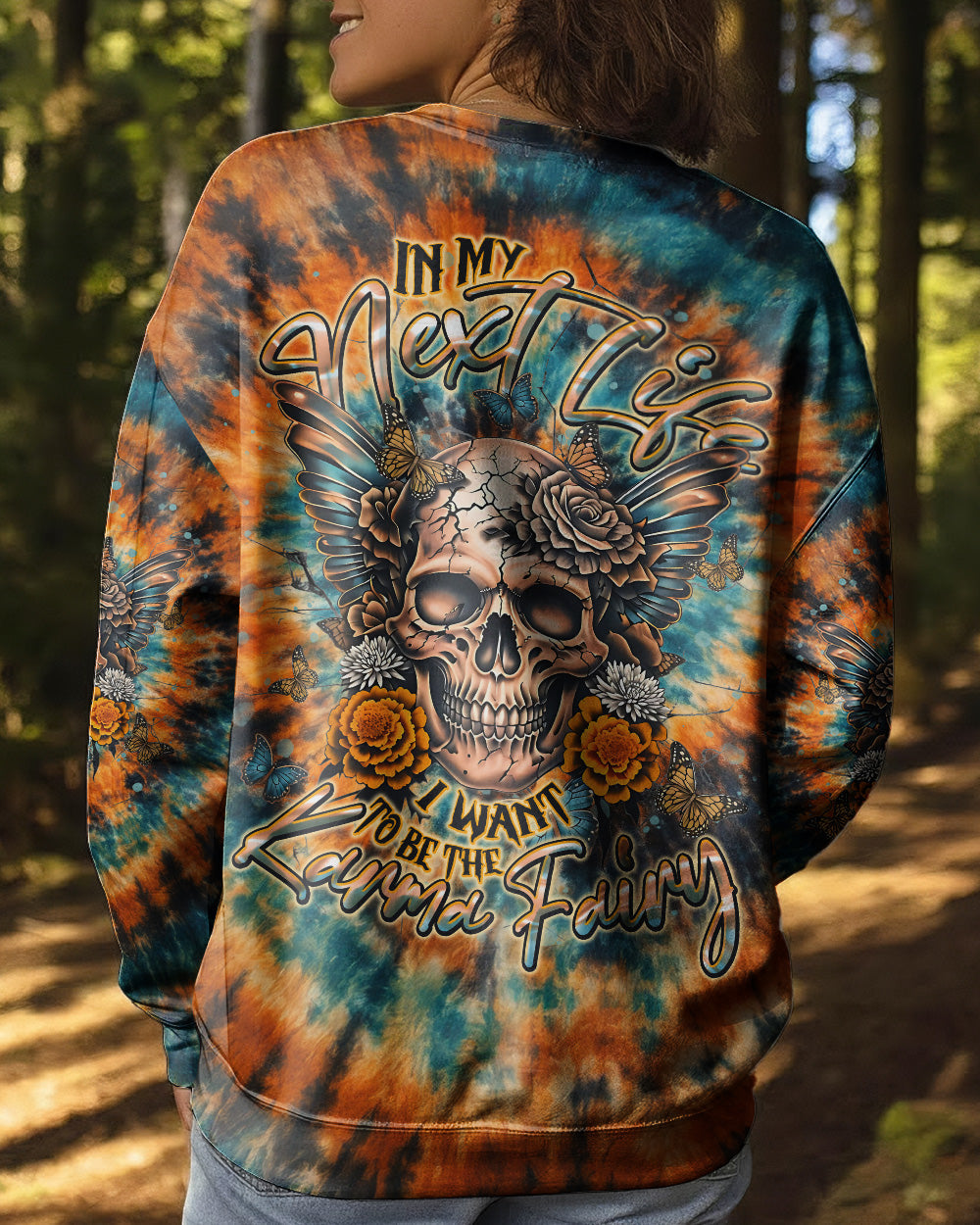 KARMA FAIRY SKULL BUTTERFLY ALL OVER PRINT - TLNT1501262