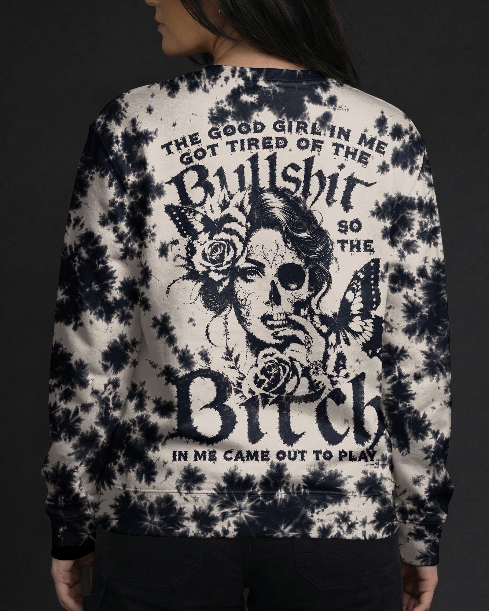 GOOD GIRL GONE WILD SKULL ALL OVER PRINT - RI0207262