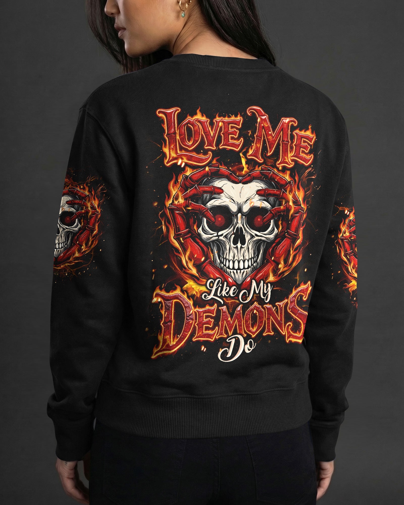 LOVE ME LIKE MY DEMONS DO ALL OVER PRINT - TYQY2104262