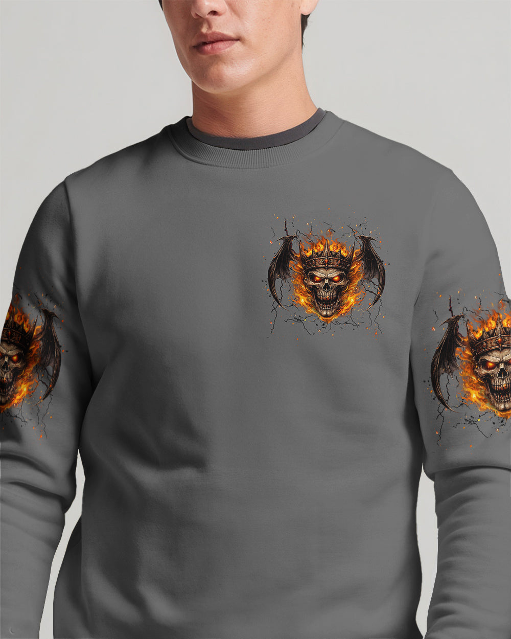 YES I'M A NICE PERSON SKULL WINGS ALL OVER PRINT - TLHN2703262