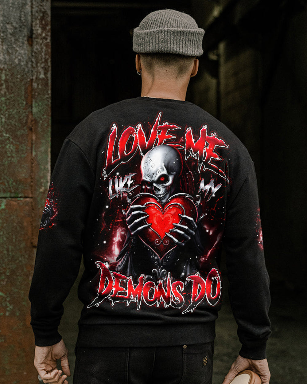 LOVE ME LIKE MY DEMONS DO ALL OVER PRINT - TYQY0302263