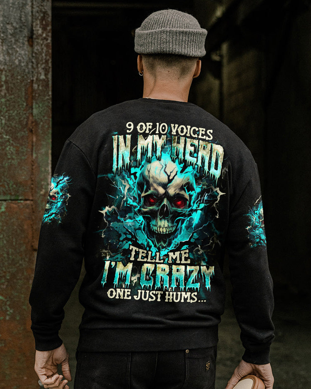 VOICES IN MY HEAD TELL ME I'M CRAZY ALL OVER PRINT - TYQY2803261