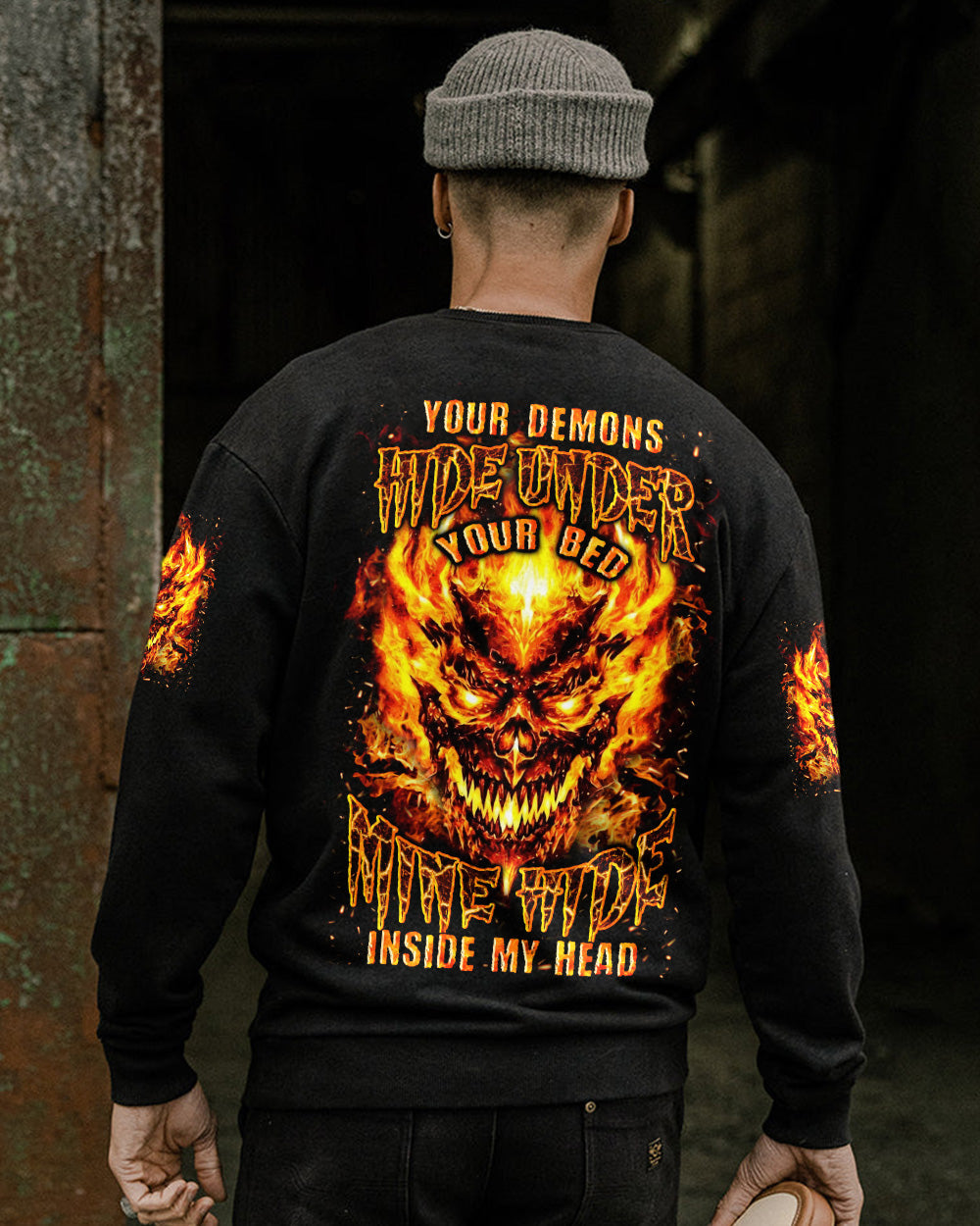 YOUR DEMONS HIDE UNDER YOUR BED ALL OVER PRINT - TYLN1105261