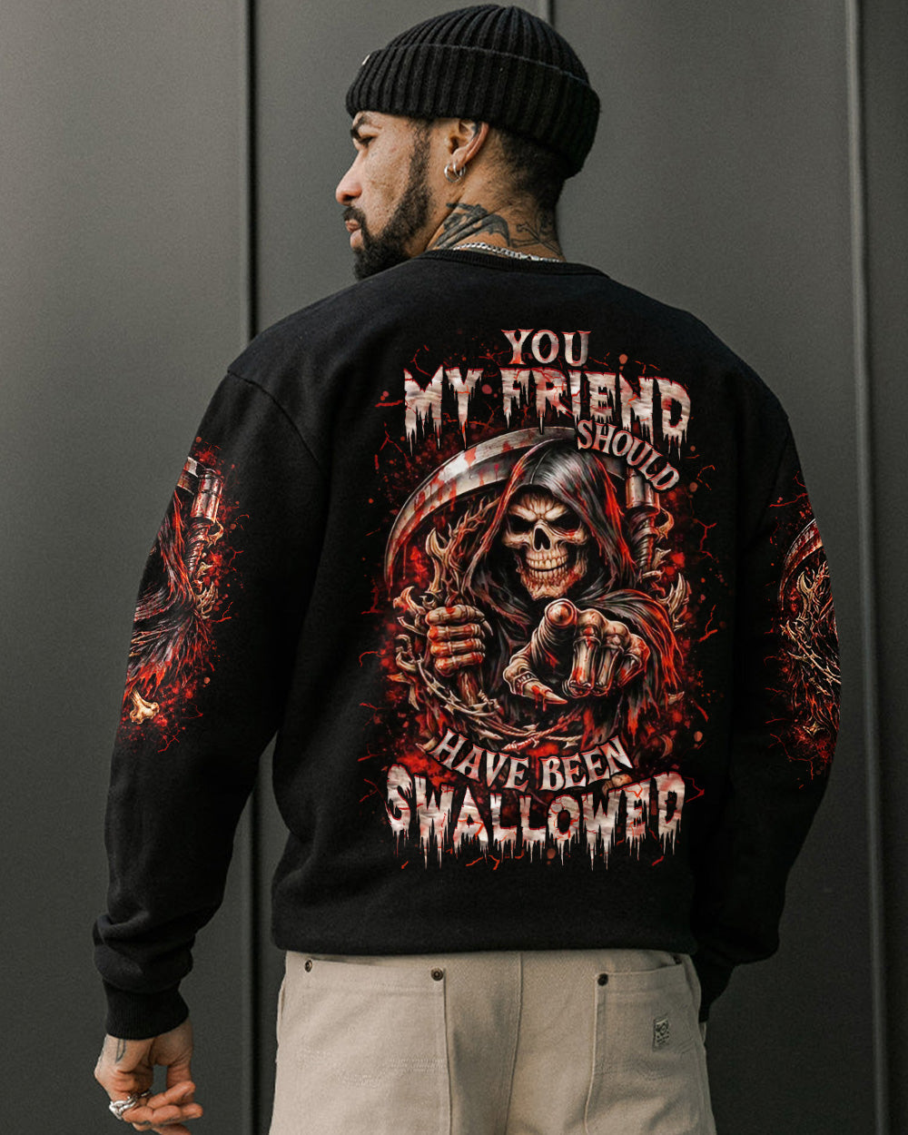 YOU MY FRIEND SHOULD HAVE BEEN SWALLOWED ALL OVER PRINT  - TLHN0203261