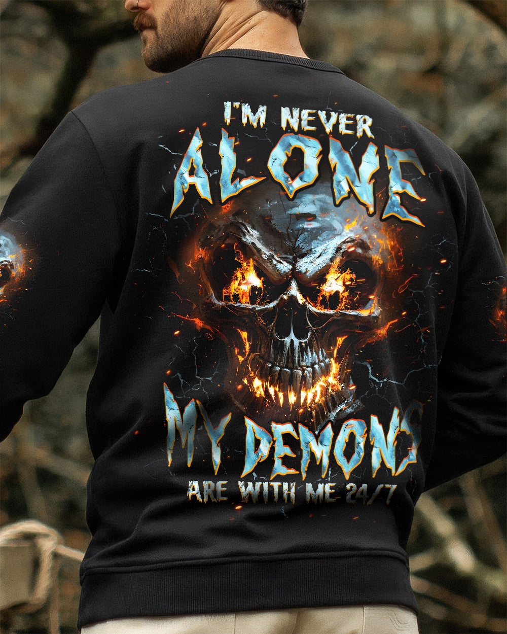 I'M NEVER ALONE MY DEMONS ALL OVER PRINT - TYPQ2104263