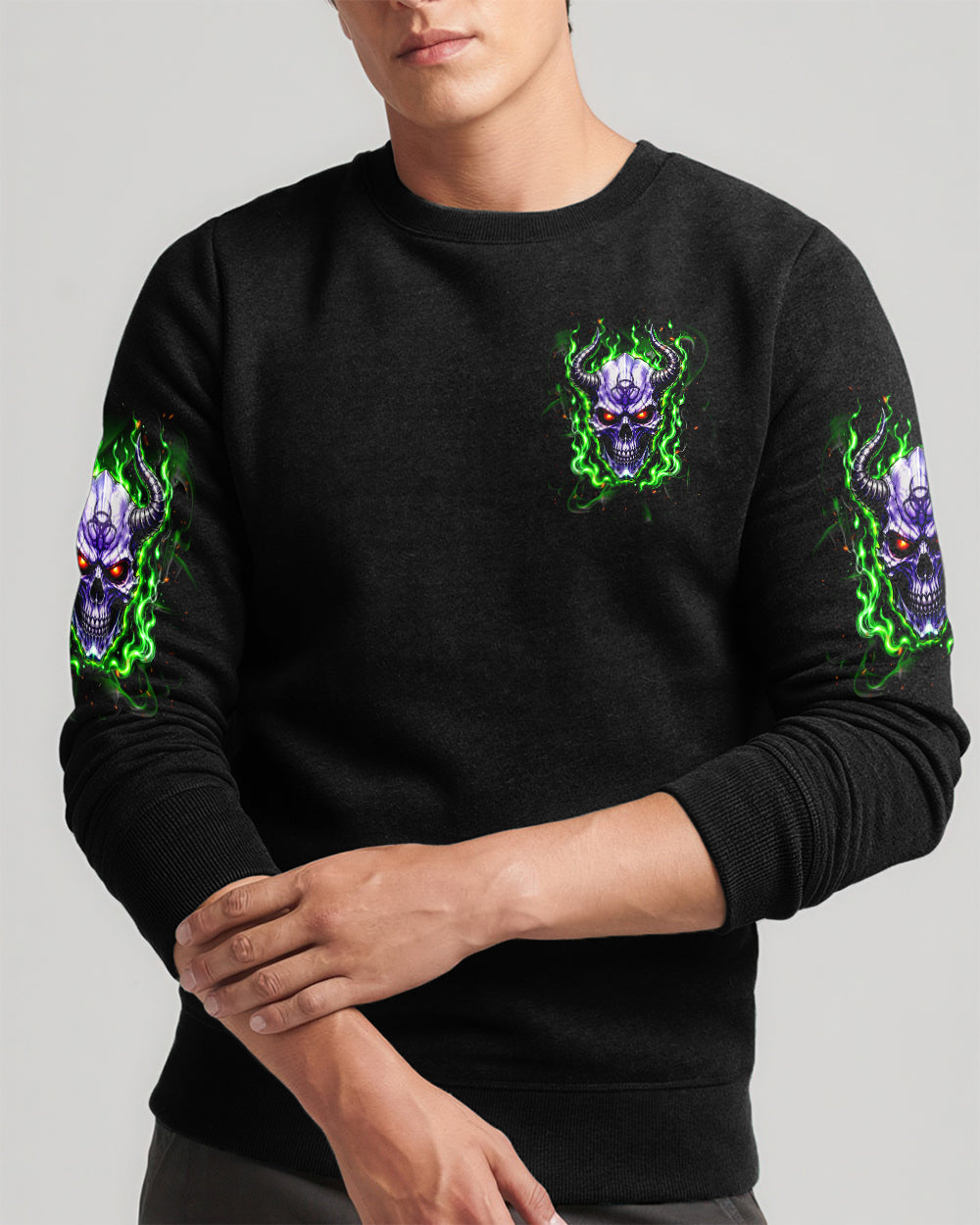 YOUR DEMONS HIDE UNDER YOUR BED SKULL ALL OVER PRINT - TLNT2005264