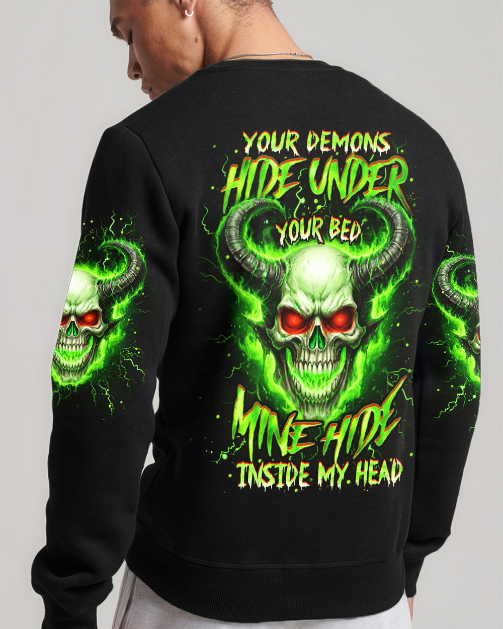 YOUR DEMONS HIDE UNDER YOUR BED ALL OVER PRINT - YHHN2601261