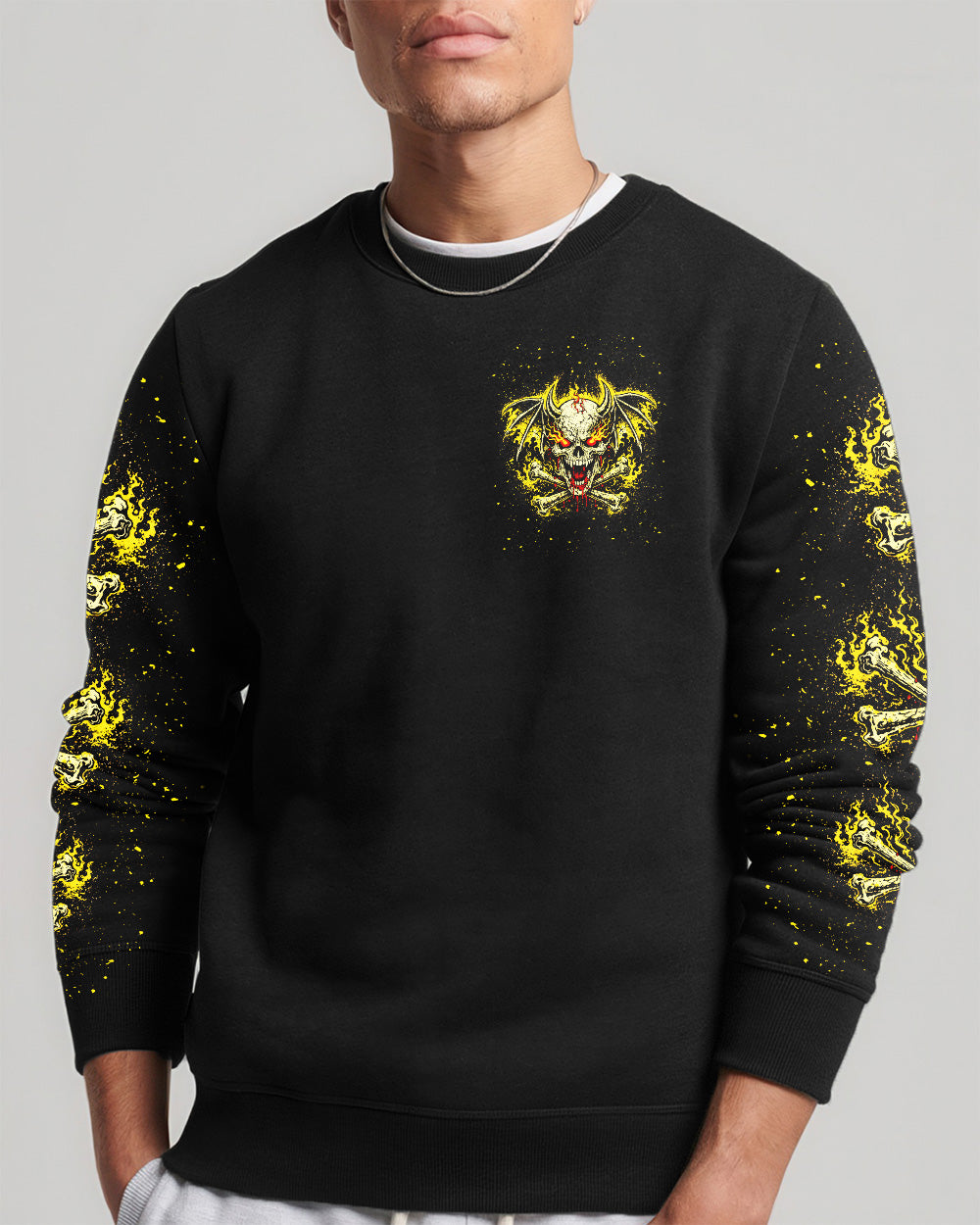 I'M NEVER ALONE MY DEMONS ARE WITH ME 24/7 ALL OVER PRINT - TLNT2503261