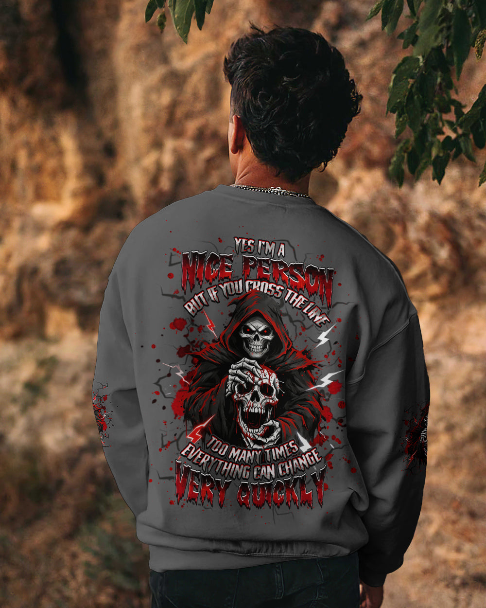 YES I'M A NICE PERSON SKULL REAPER ALL OVER PRINT - TLHG2703262