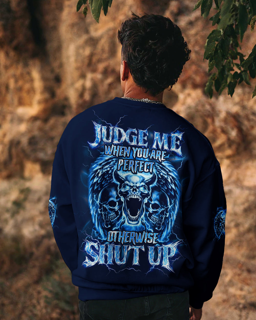 JUDGE ME WHEN YOU ARE PERFECT ALL OVER PRINT - TYQY2205263