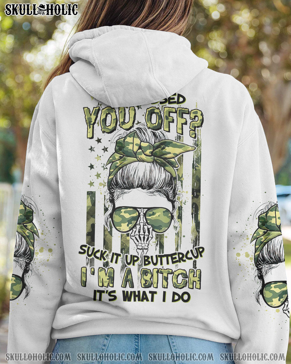 OH I PISSED YOU OFF MESSY BUN ALL OVER PRINT - YHHG1005231