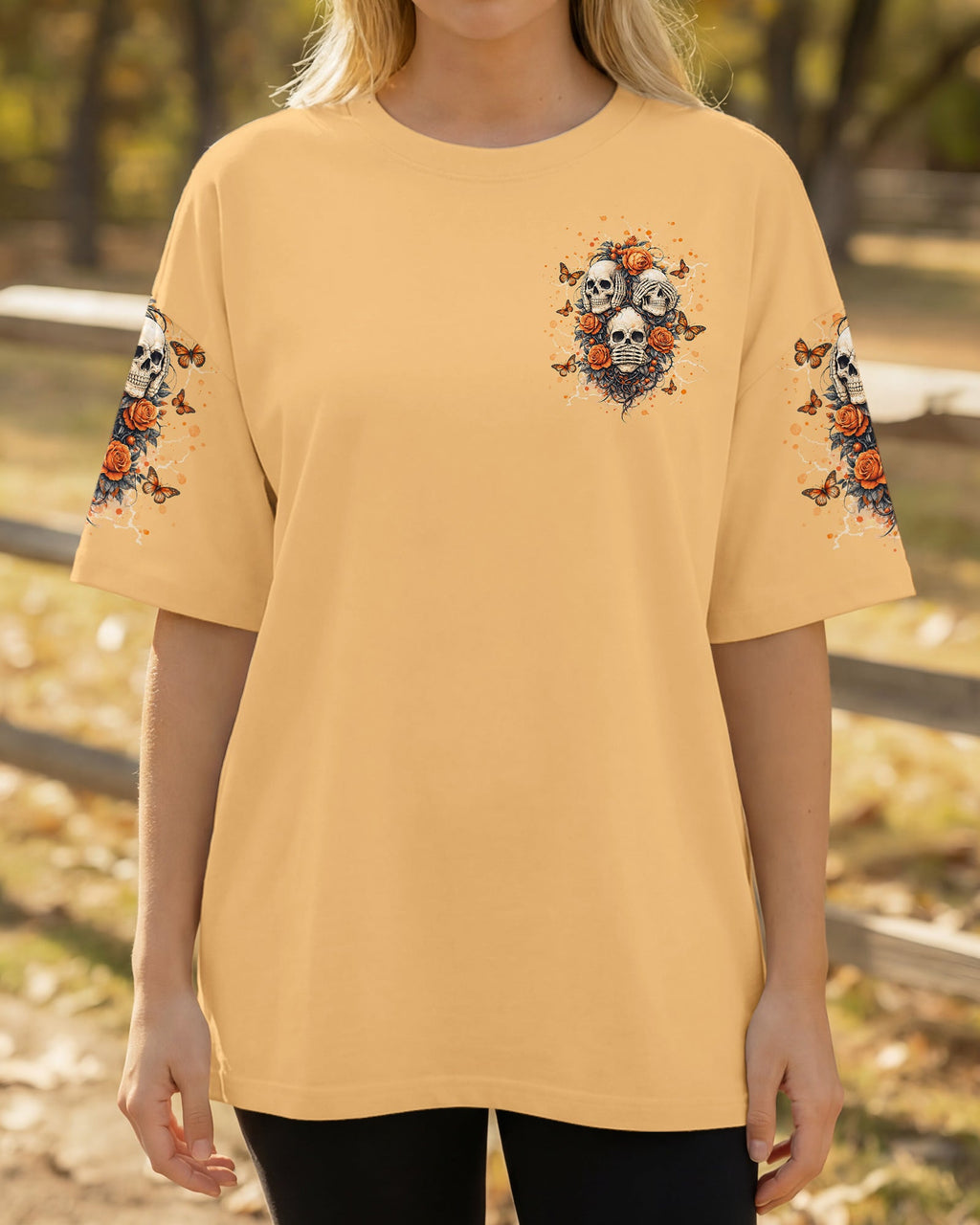 STUCK BETWEEN IDK IDC AND IDGAF SKULL ALL OVER PRINT   - TLNT3103262