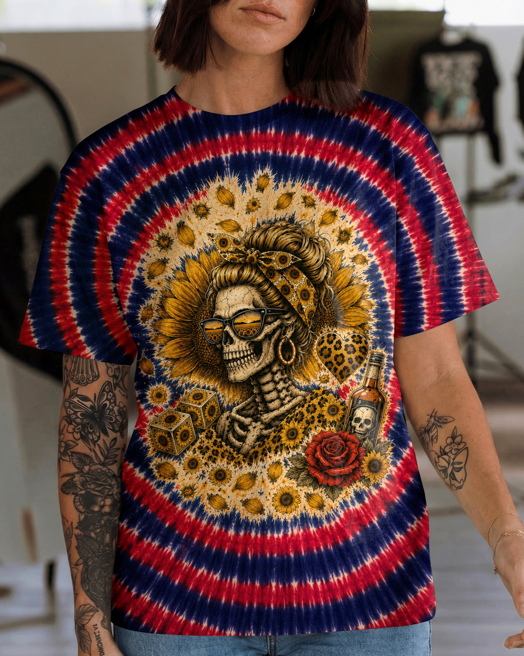 SHE IS SUNSHINE HURRICANE SWIRL ALL OVER PRINT - KMTM0207261