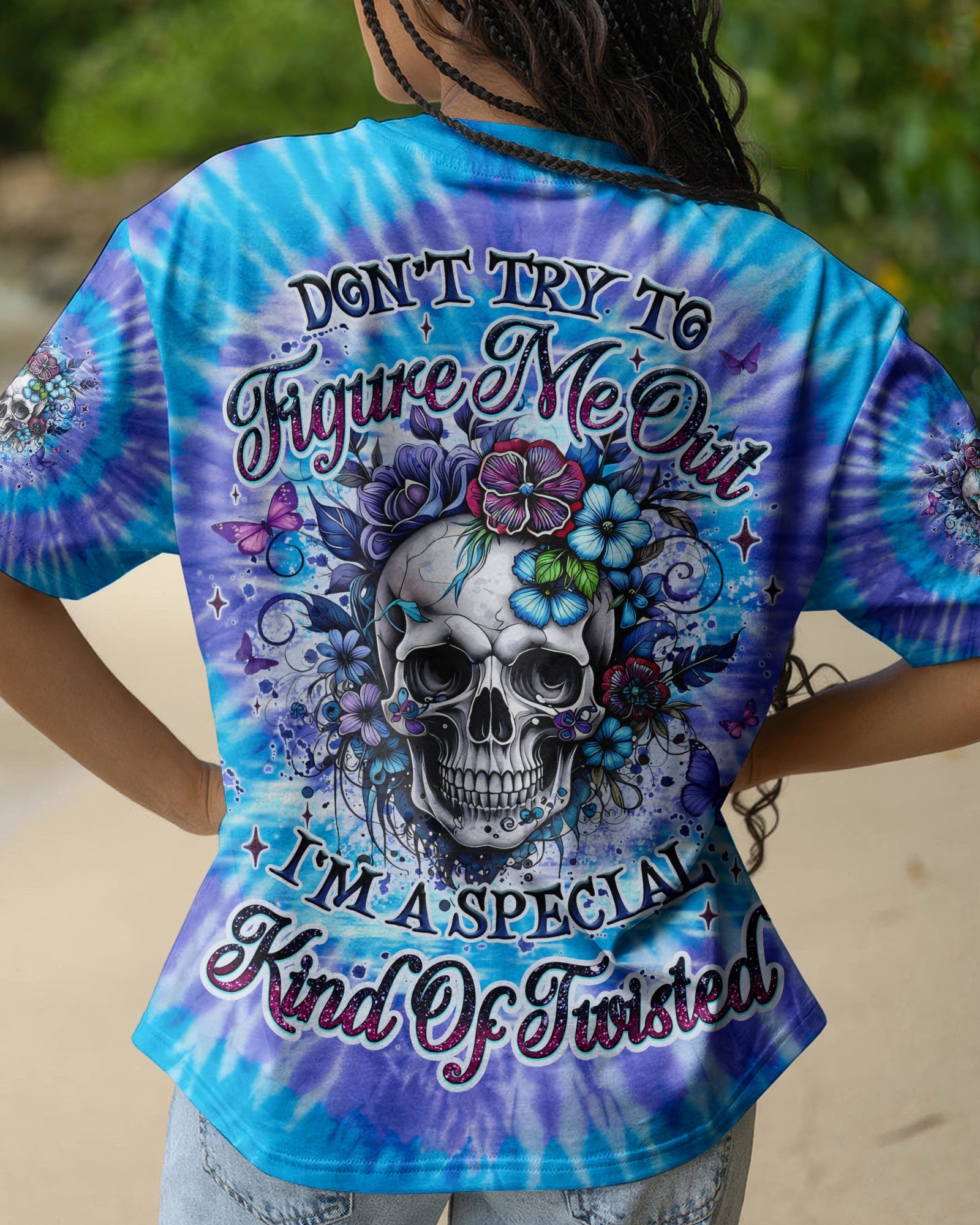 DON'T TRY TO FIGURE ME OUT ALL OVER PRINT - TYQY1004262