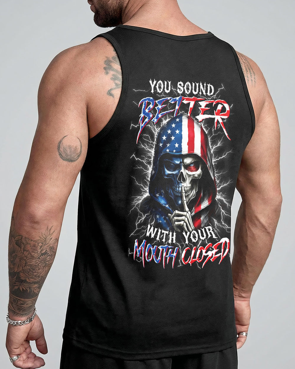YOU SOUND BETTER WITH YOUR MOUTH CLOSED ALL OVER PRINT - TYLN1603262