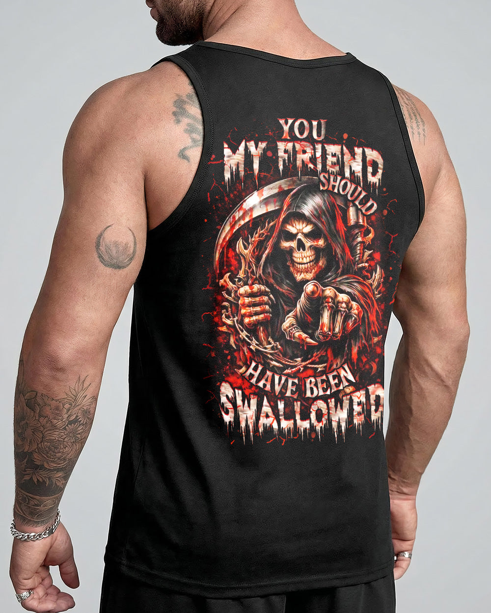 YOU MY FRIEND SHOULD HAVE BEEN SWALLOWED ALL OVER PRINT  - TLHN0203261