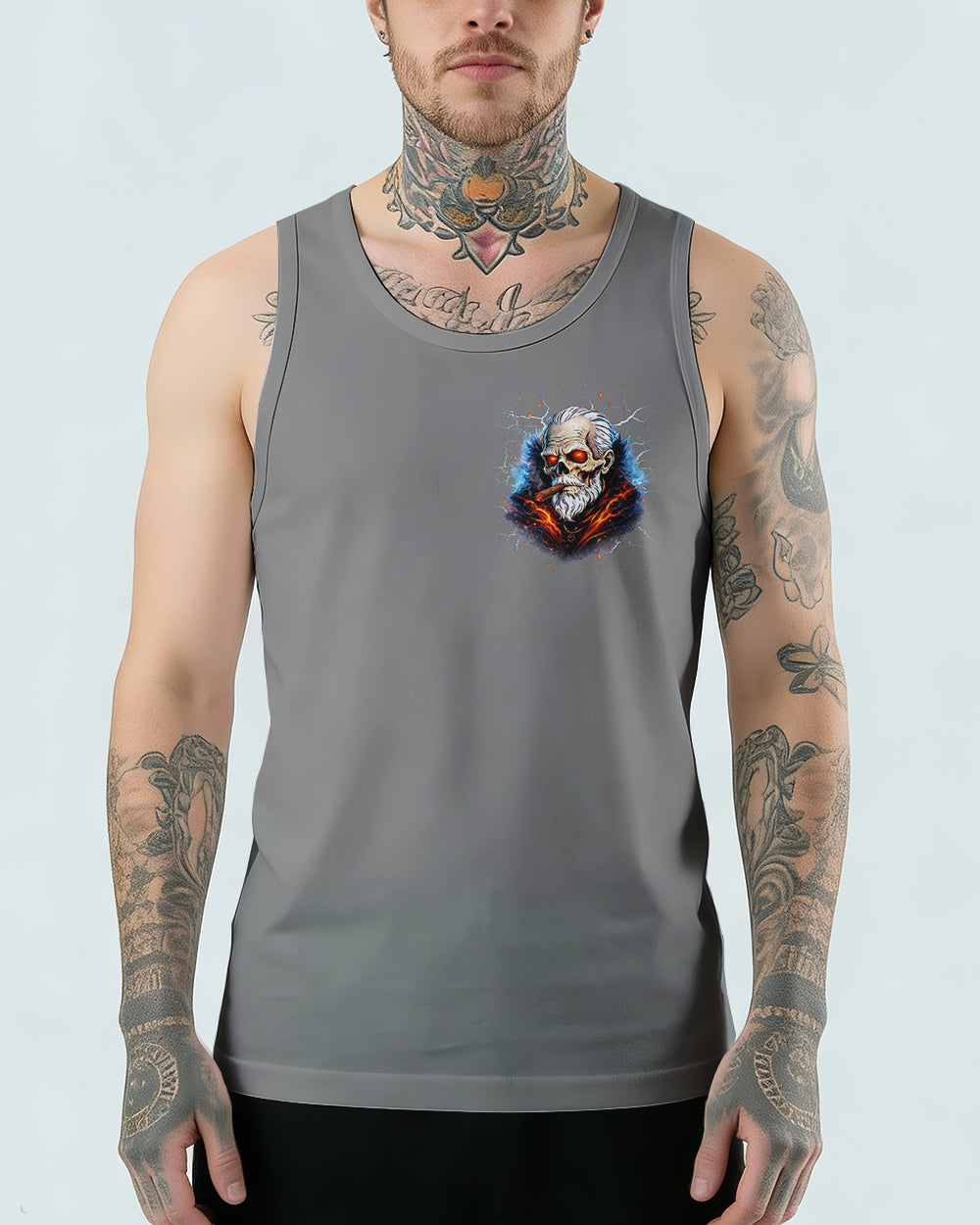I'M A SIMPLE OLD MAN SKULL ALL OVER PRINT - TLNT1604264