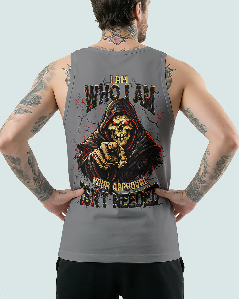 I AM WHO I AM SKULL REAPER ALL OVER PRINT - TLHN2603263