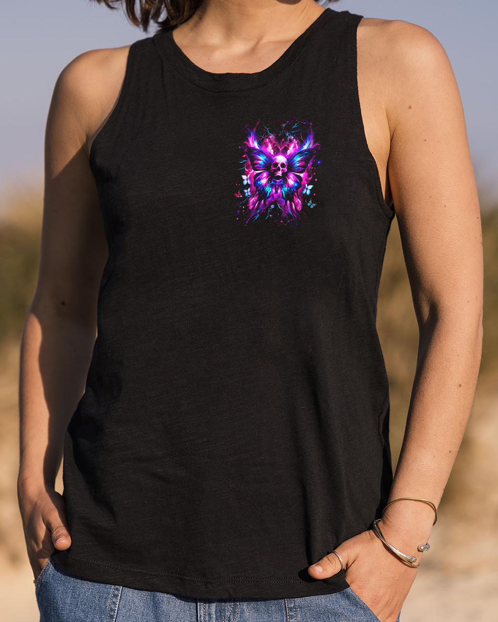KARMA FAIRY SKULL BUTTERFLY ALL OVER PRINT - YHHG0901262