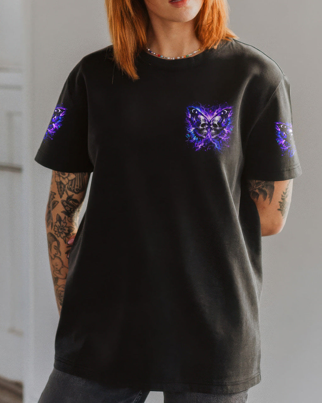 DON'T TRY TO FIGURE ME OUT SKULL ALL OVER PRINT - YHLT2302261