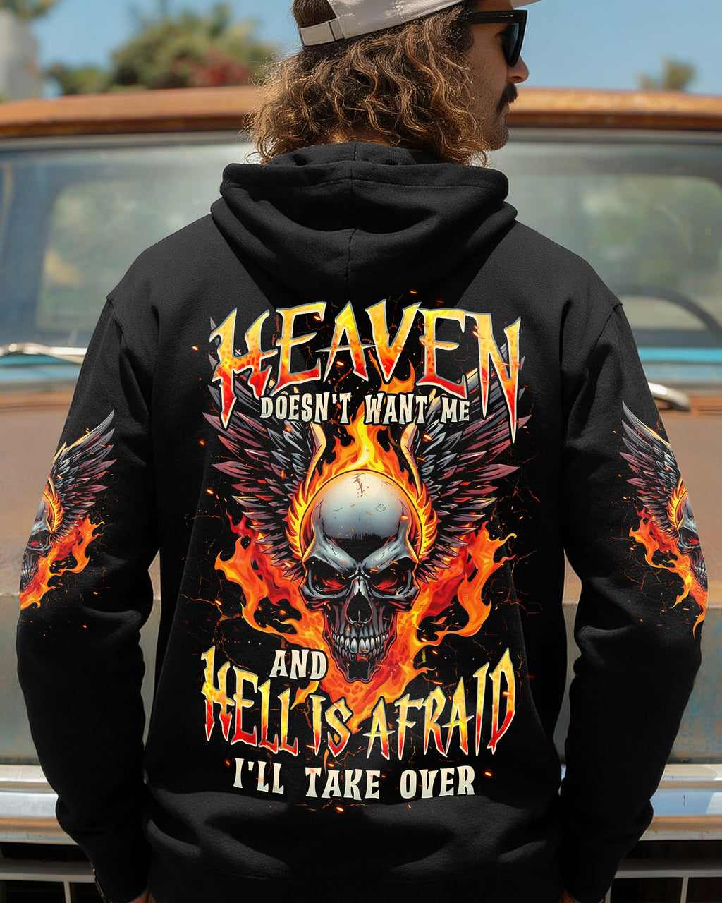 HEAVEN DON'T WANT ME ALL OVER PRINT - TYPQ0304261