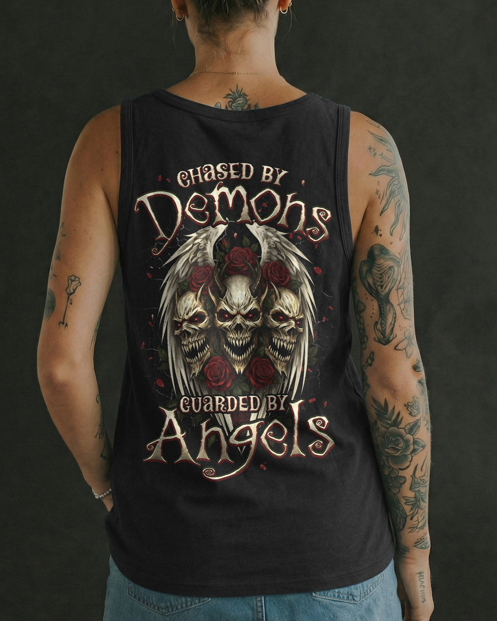 CHASED BY DEMONS GUARDED BY ANGELS ALL OVER PRINT - TYPQ1002263