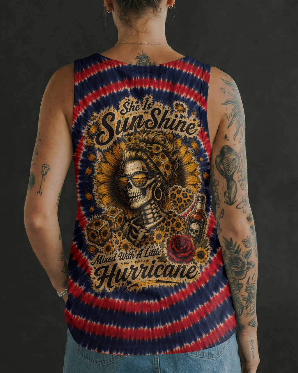 SHE IS SUNSHINE HURRICANE SWIRL ALL OVER PRINT - KMTM0207261