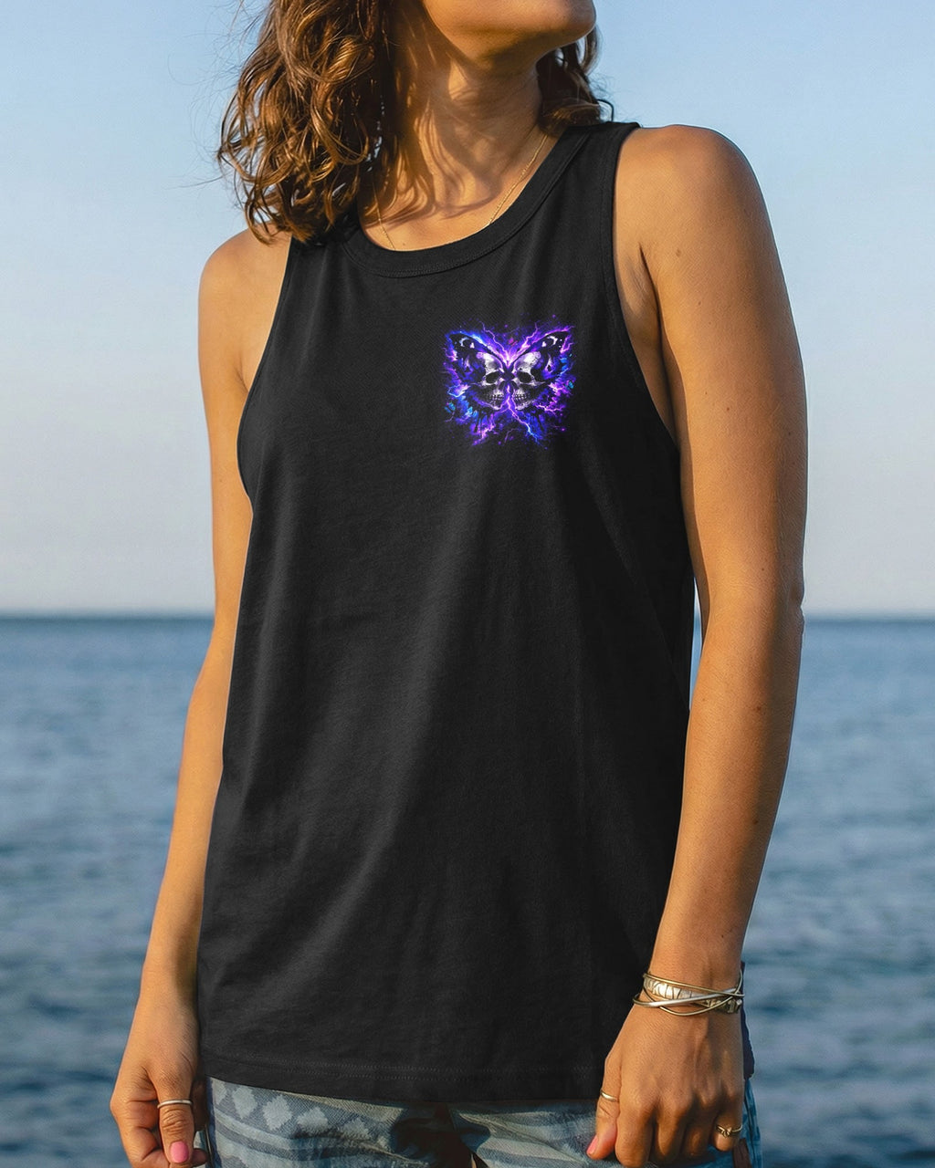 DON'T TRY TO FIGURE ME OUT SKULL ALL OVER PRINT - YHLT2302261