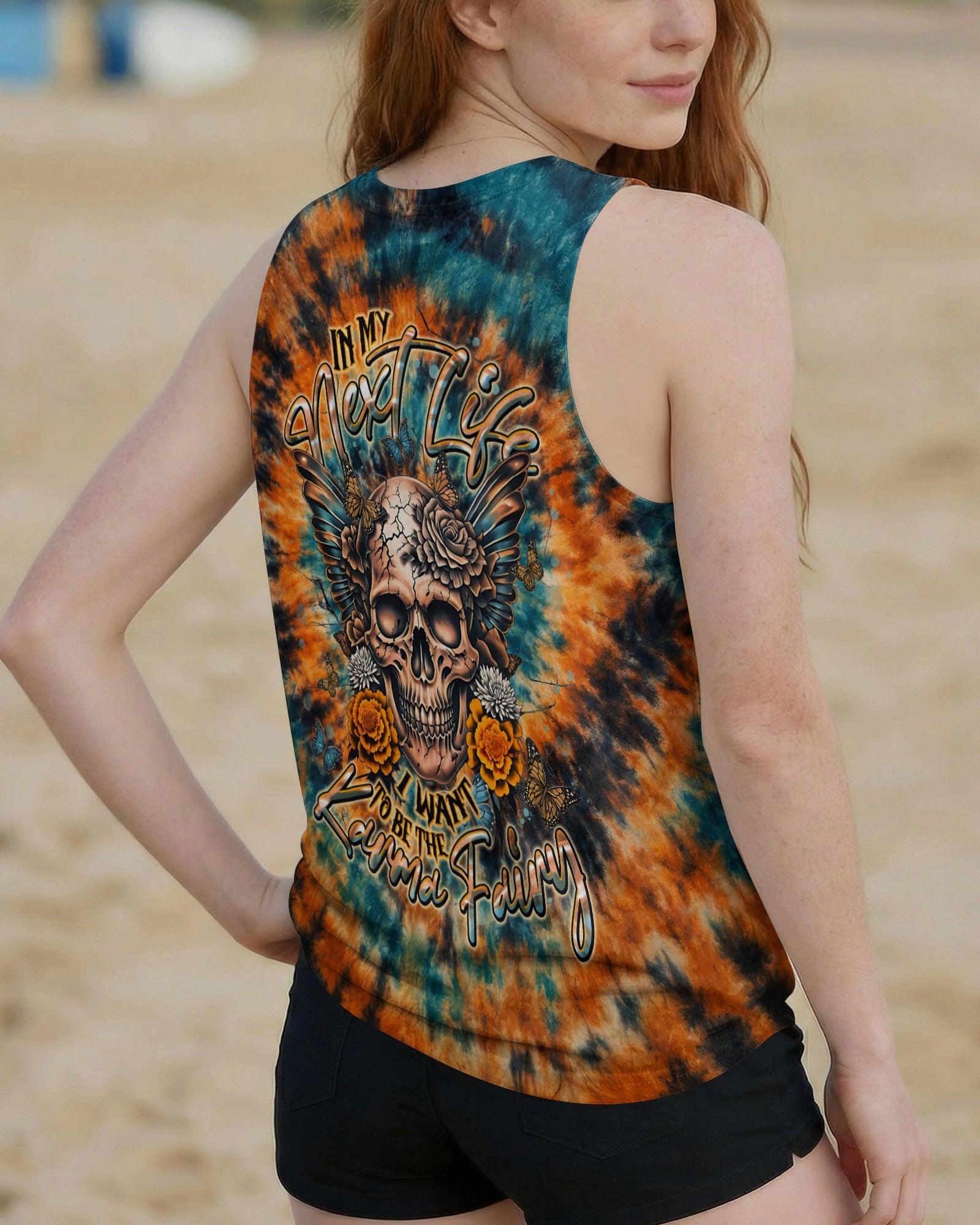 KARMA FAIRY SKULL BUTTERFLY ALL OVER PRINT - TLNT1501262