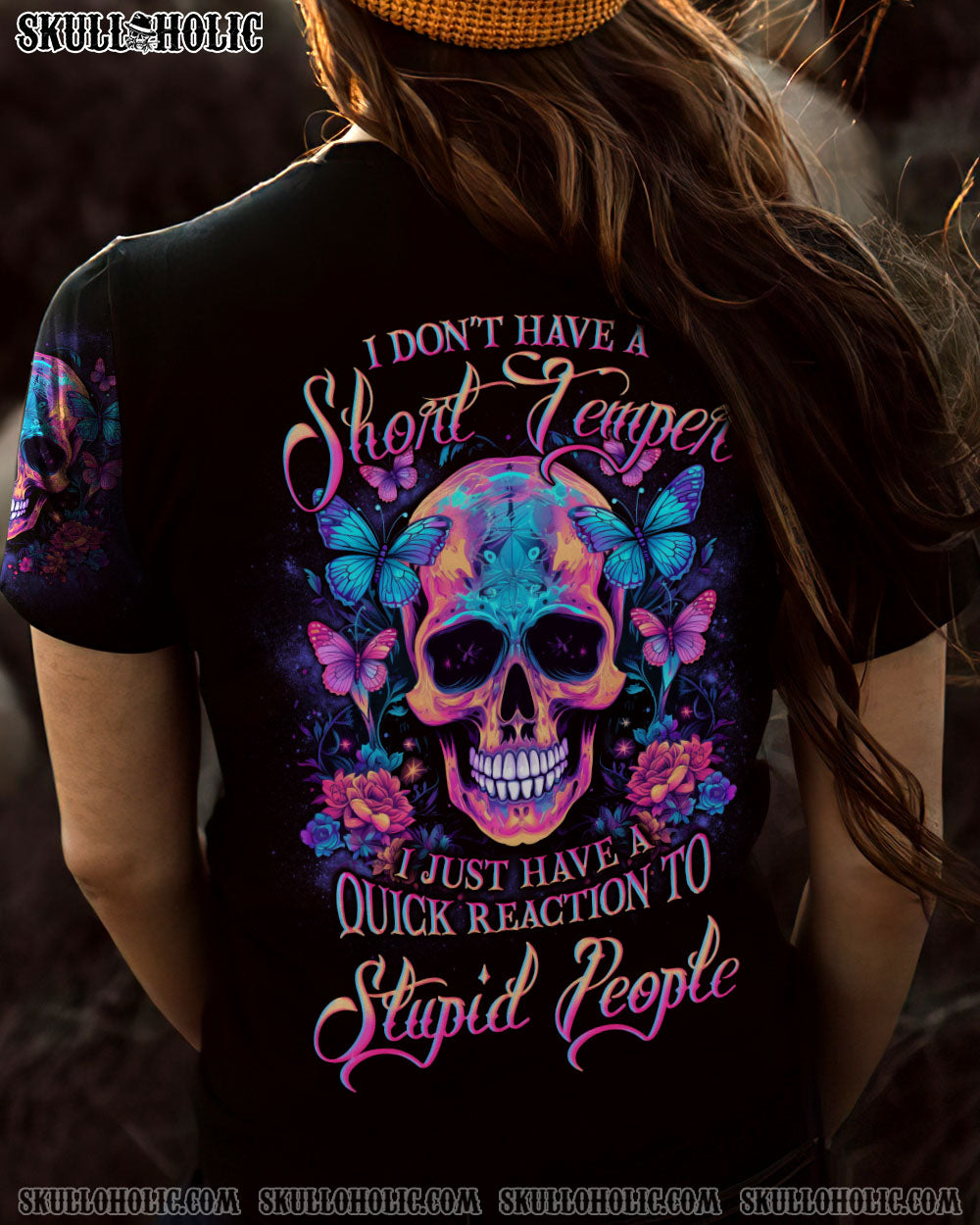 I DON'T HAVE A SHORT TEMPER ALL OVER PRINT - YHLN1705231