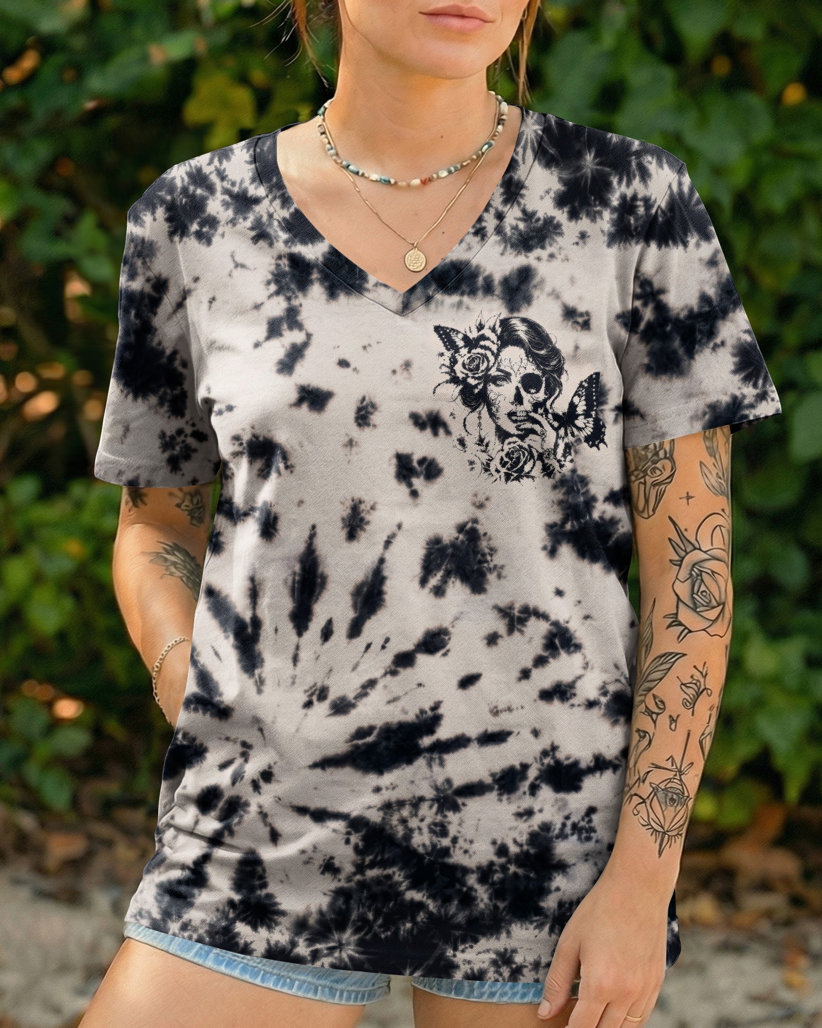GOOD GIRL GONE WILD SKULL ALL OVER PRINT - RI0207262