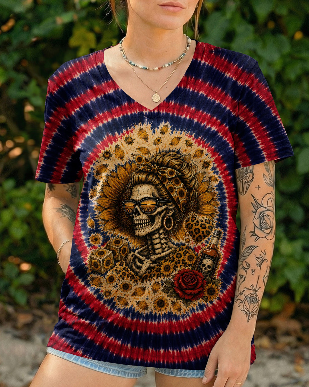 SHE IS SUNSHINE HURRICANE SWIRL ALL OVER PRINT - KMTM0207261