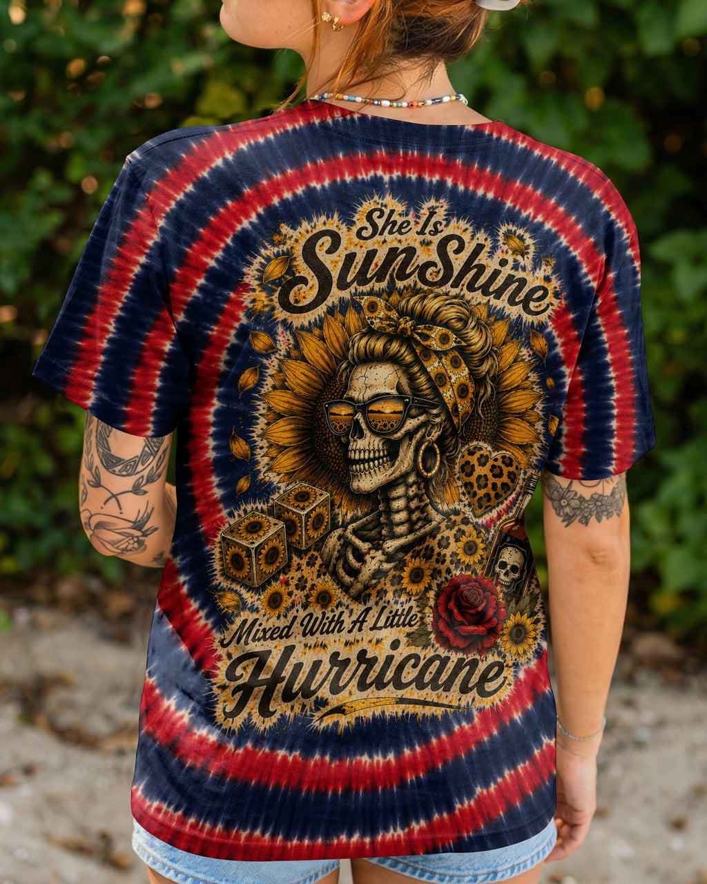 SHE IS SUNSHINE HURRICANE SWIRL ALL OVER PRINT - KMTM0207261